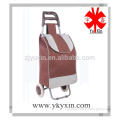 Foldable shopping trolley bag wholesale/vegetable shopping trolley bag